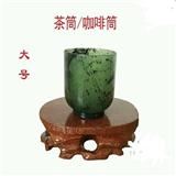 包邮甘肃特产山丹鸳鸯玉夜光杯酒杯正品养生大号茶筒咖啡杯啤酒杯